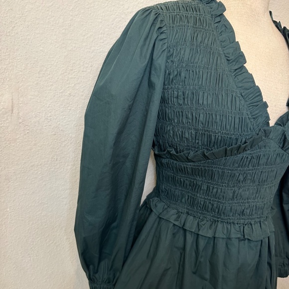 Rouched Ruffle Dress - Picture 4 of 8